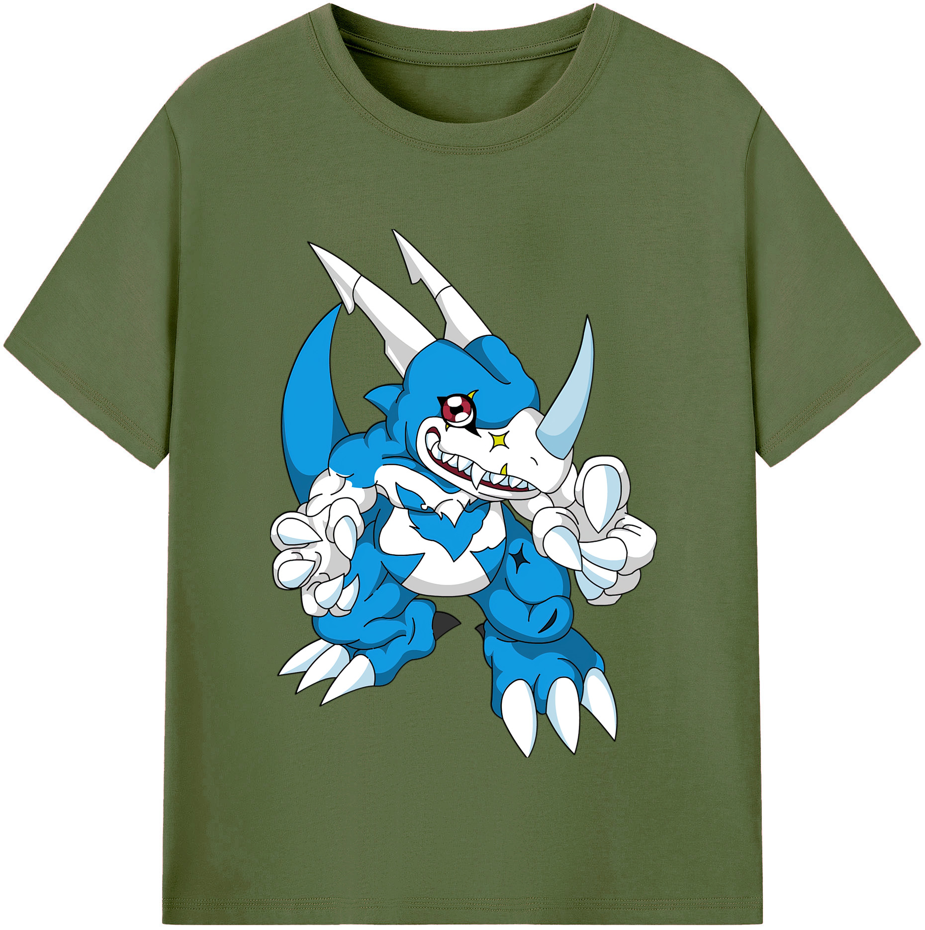 （画像用） Digimon デジタルモンスター/デジモン 綿100％半袖Tシャツ（フロントプリント）